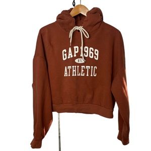 Gap Logo Cropped Hoodie
